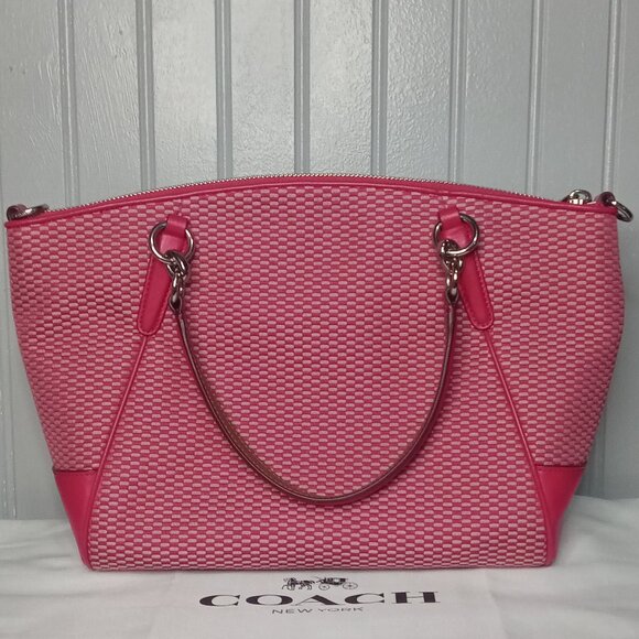 Coach Hot Pink Kelsey Purse - Picture 2 of 9